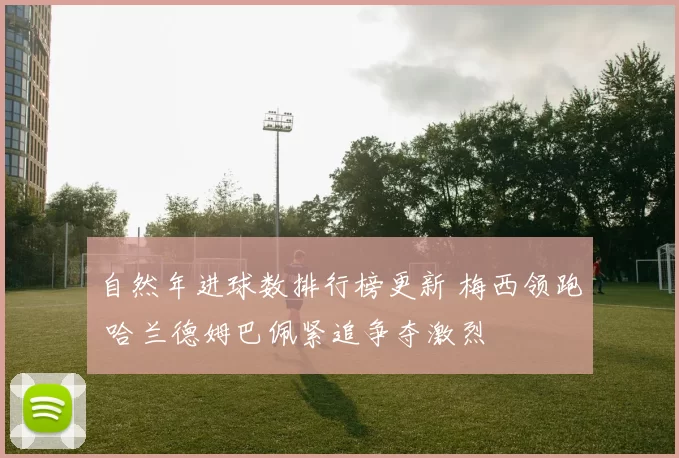 自然年进球数排行榜更新 梅西领跑 哈兰德姆巴佩紧追争夺激烈