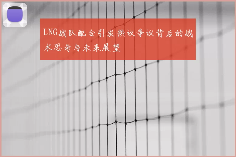 LNG战队配合引发热议争议背后的战术思考与未来展望