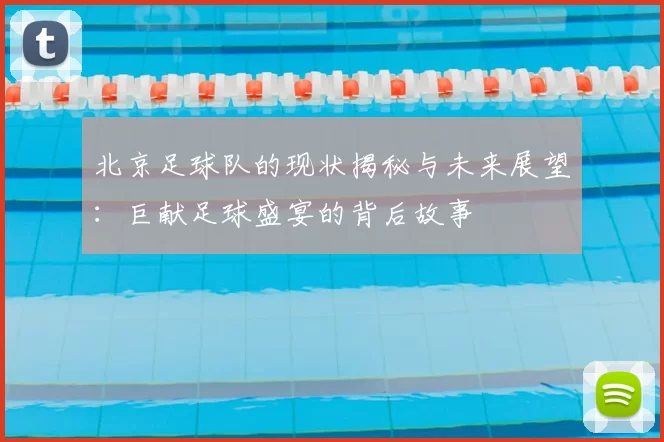北京足球队的现状揭秘与未来展望:巨献足球盛宴的背后故事