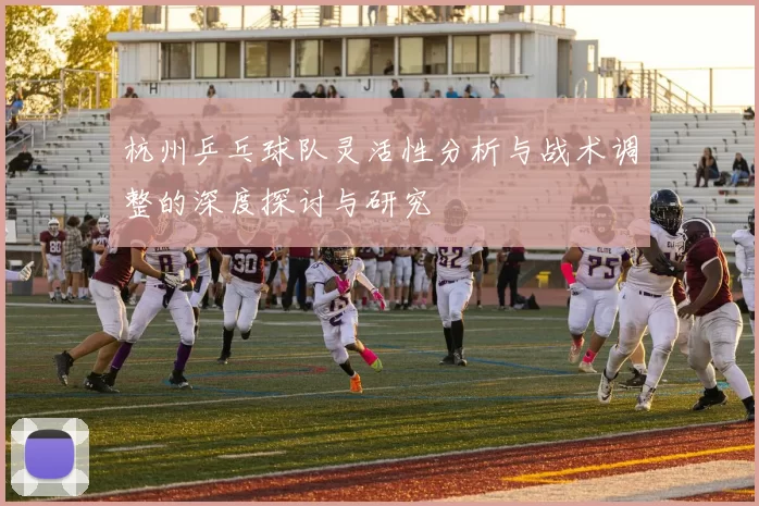杭州乒乓球队灵活性分析与战术调整的深度探讨与研究